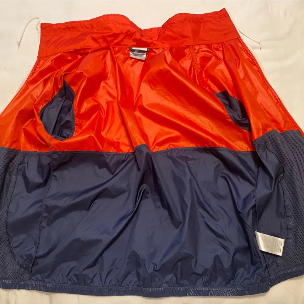 Columbia Bright Red and Blue Zip Up Wind Jacket Jacket With Pockets Ladies’ L - Picture 5 of 9